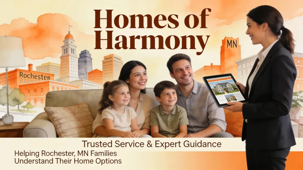 Homes of Harmony provides trusted service and expert guidance to help Rochester, MN families understand